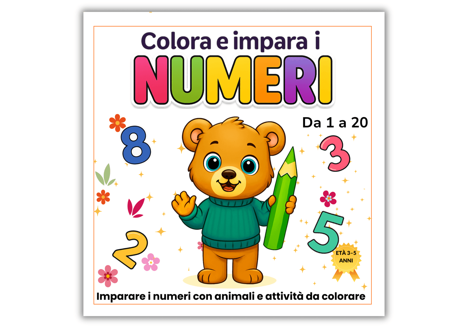 Libro da colorare per bambini impara i numeri 1 Diseno sin titulo 2025 07 20T165501.586 – Mini Lettori