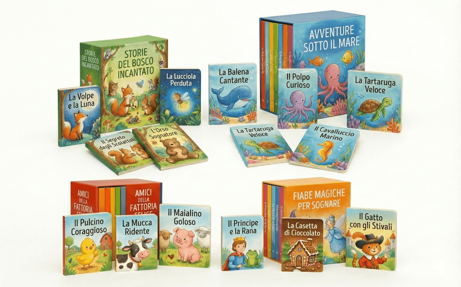 Cofanetti di libri per bambini piccoli da regalare a Natale 1 Gemini Generated Image rd46s6rd46s6rd46 scaled – Mini Lettori