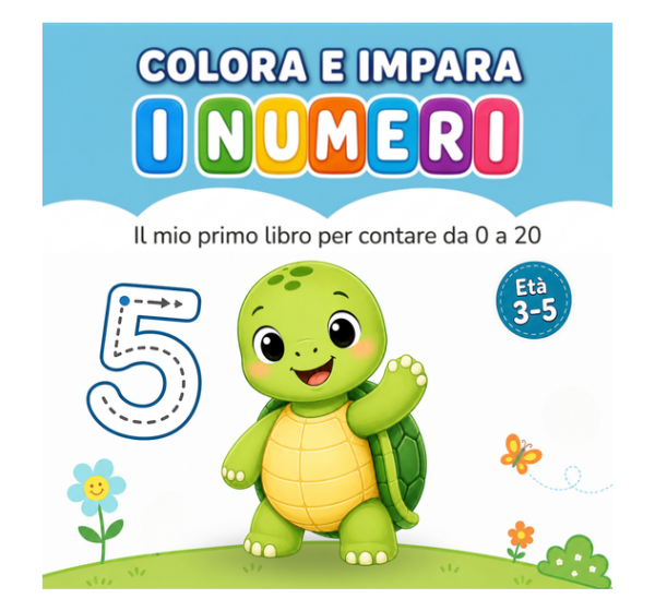 Libro per imparare i numeri