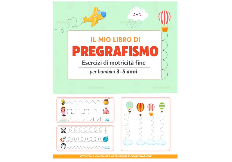 Libro di pregrafismo: dai 3 ai 5 anni