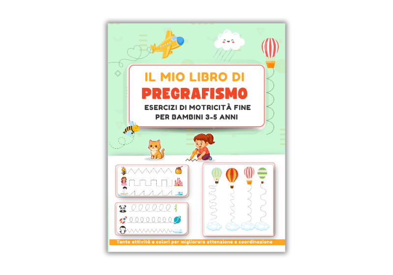 Libro di pregrafismo: un modo semplice per avvicinare i bambini alla scrittura