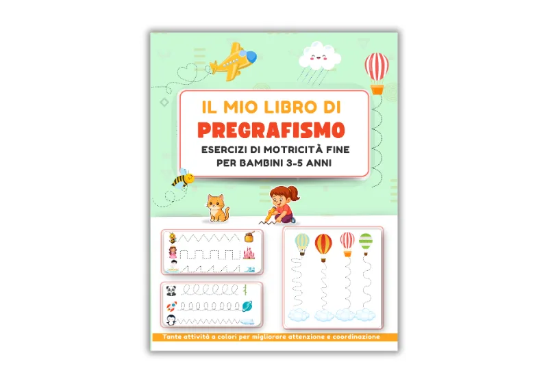 Libro di pregrafismo: un modo semplice per avvicinare i bambini alla scrittura