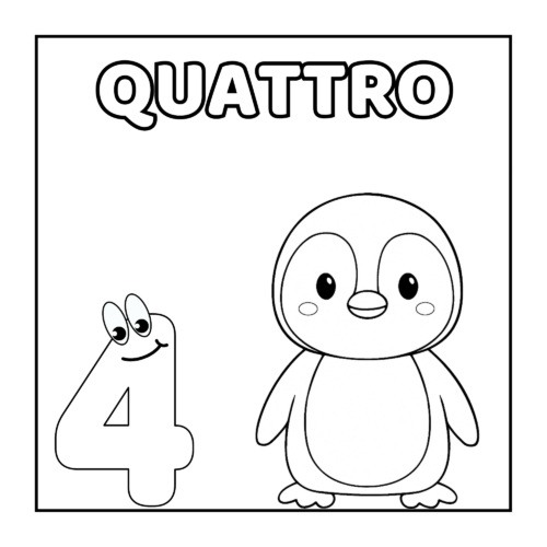 Libro per imparare i numeri colorando 5 – Mini Lettori