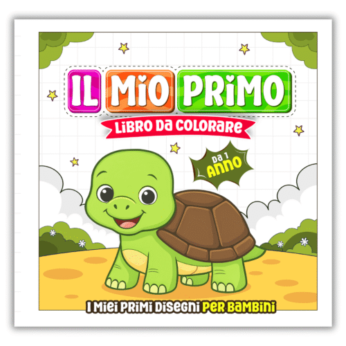 Libri da colorare per bambini 1 Libro da colorare per bambini con disegni grandi. I miei primi disegni da colorare