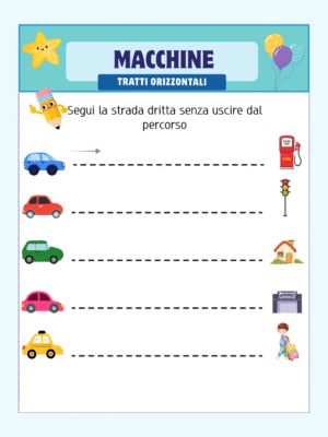 Libro di pregrafismo: dai 3 ai 5 anni 3 – Mini Lettori
